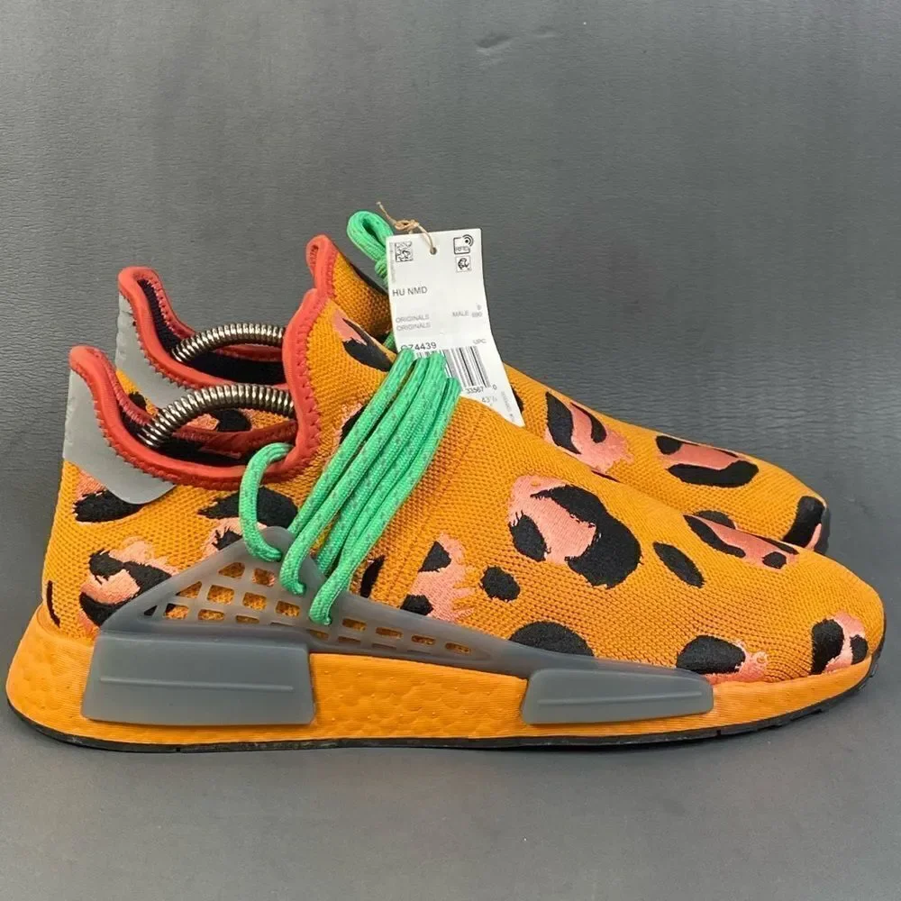 Mens Adidas Pharrell x NMD Human Race 'Animal Print' sneaker trainer size 9